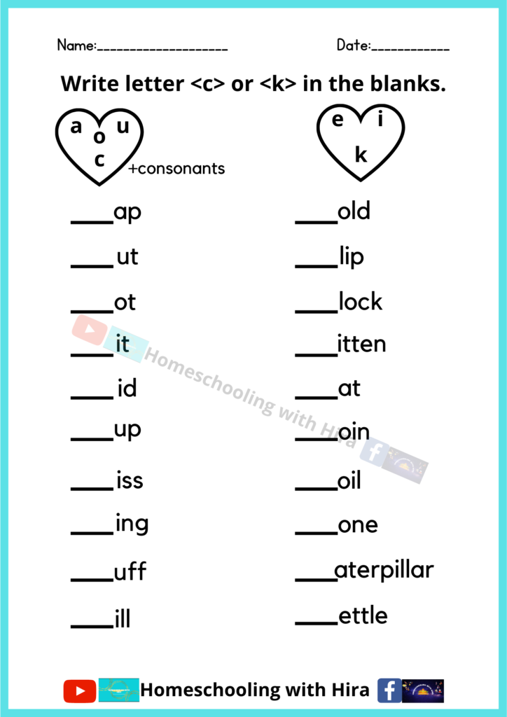 Worksheets For Spelling Rules – Home Schooling With Hira