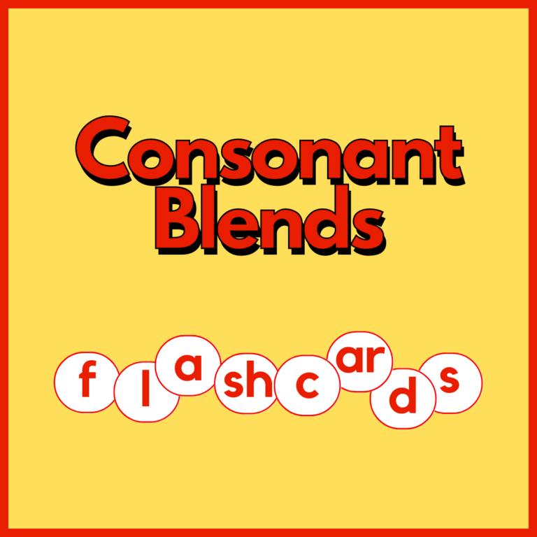 Consonant Blends Flashcards Home Schooling With Hira 