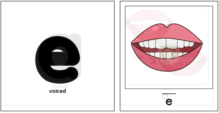 Visual Support Cards for Articulation