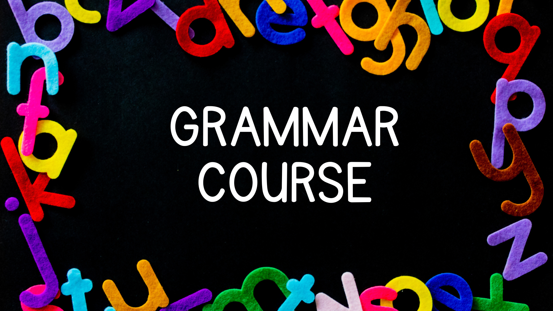 (Grammar Course) Sentence Structure